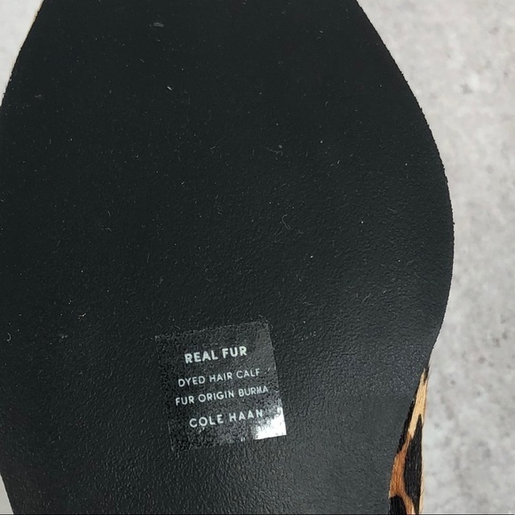 NIB Cole Haan leopard bootie 8 and 9 - Picture 4 of 5